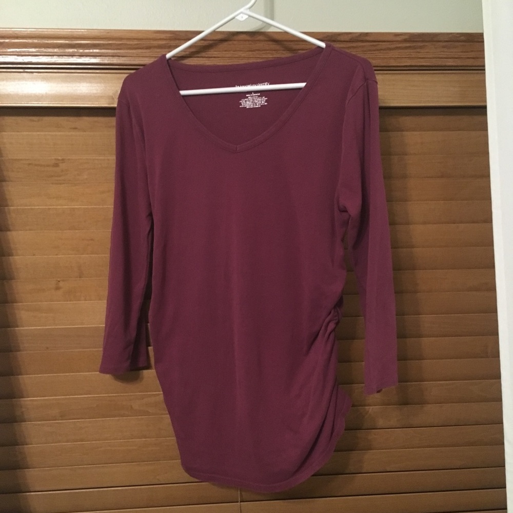 Long sleeve maternity t-shirt
